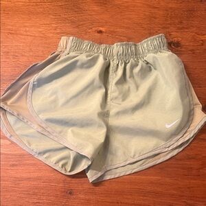 Nike Women's Sage Green Athletic Shorts